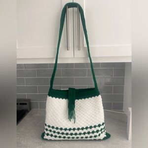 Handmade crocheted bag